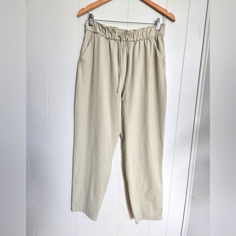 lululemon athletica Cream Track Pants